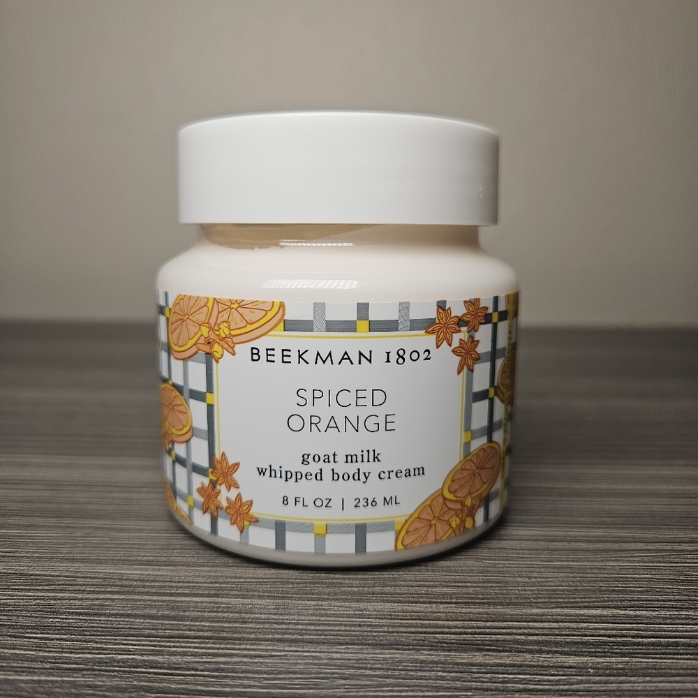 Beekman 1802 Spiced Orange Whipped Goat Milk Body Cream 8oz